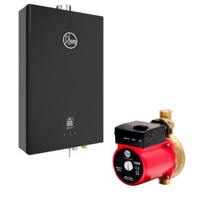 Aquecedor 20L Black Wifi GLP Bivolt + Bomba 120W 220V Rheem