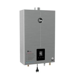 Kit Aquecedor 20L Inox GLP Bivolt + Bomba 350W 127V Rheem