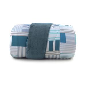 Edredom Blend Confort Queen Altenburg Azul
