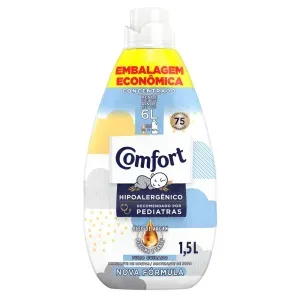 Amaciante de Roupas Concentrado Comfort Puro Cuidado Hipoalergênico 1.5L