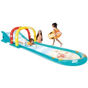 Escorregador Inflável Surf Divertido Com Pranchas Intex