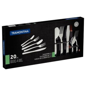 Faqueiro Tramontina Aço Inox Buzios 20 Peças