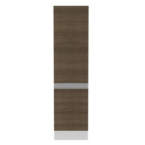 Paneleiro Smart 100% MDF 2 Portas Branco/Rustic Madesa