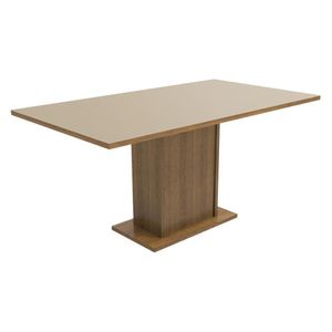 Kit Sala De Jantar Mesa 6 Cadeiras Crema Renata Madesa Crema