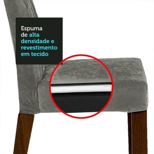 Mesa Tampo Madeira 2 Cadeiras Rustic-silver Tainá