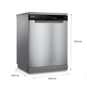 Lava Louças Brastemp 14 Serviços Com Smart Sensor BLF60AR Inox - 110V