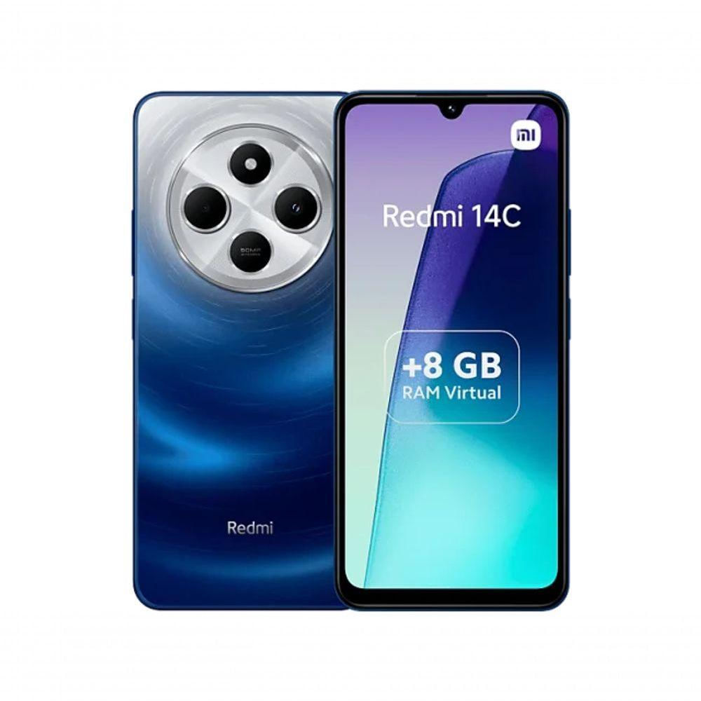 Smartphone Xiaomi Redmi 14C 256GB - 8GB Ram (Starry Blue) Azul