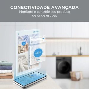 Lava E Seca Midea 11kg MF201D110WB/GK Titanium 110V