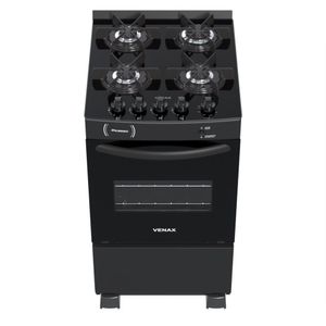 Fogao a Gas 4 Bocas Venax Picasso Vitreo Preto