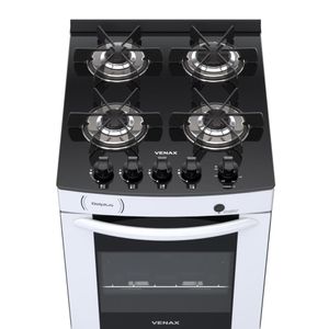 Fogao a Gas 4 Bocas Venax Delplus Vitreo BL Branco