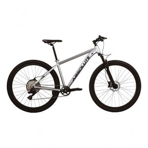 Bicicleta Aro 29 Absolute Nero 5 12v Garfo Trava No Guidão Freios Hidráulicos Cinza Tam 23