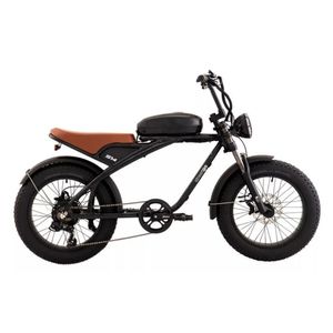 Bicicleta Elétrica Street Go S14 Aro 20 750w 960wh Preto Preto