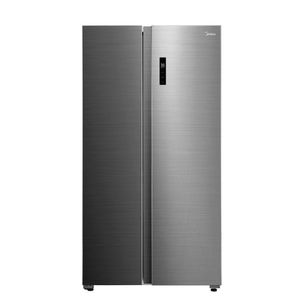 Geladeira Midea Side by Side Inverter Inox Conectada 511L 220V MD-RS710FGD462