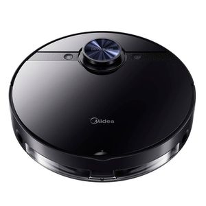 Robô Aspirador de Pó ConnectLaser M7 Passa Pano Preto Midea VRA91PB Bivolt