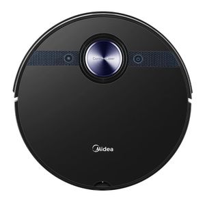 Robô Aspirador de Pó ConnectLaser M7 Passa Pano Preto Midea VRA91PB Bivolt