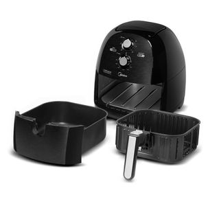 Fritadeira Air Fryer Midea Preta 5,3L 220V FRB50P2