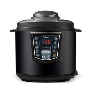 Panela De Pressão Elétrica 6L Digital Preta Midea PPA70P1 110V