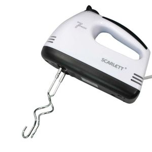 Mini Batedeira Portátil 7 Velocidades 260w Batedores Massas Clara 220v
