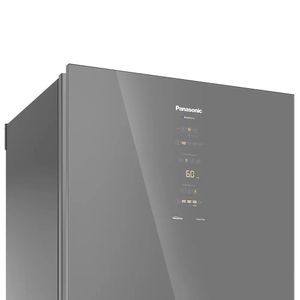 Geladeira Panasonic Diamond Glass Frost Free Inverse 450 Litros A+++ Inverter Espelhado BB65GVFMB 220V