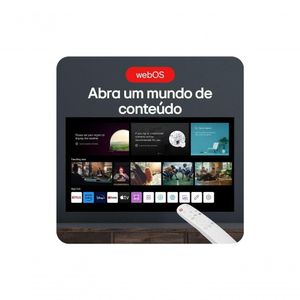 Projetor LG CineBeam 4K Smart WebOS Ultraportátil Até 120” Screen Share Air Play Bluetooth e Alto-falante HU710PB