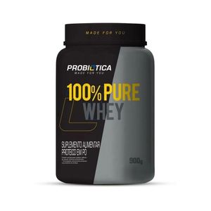 100% Pure Whey 900g - Nova Fórmula Sabor Morango