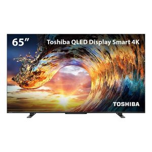 Smart Tv Qled 65 4k Toshiba 65m550l 3 Hdmi 2 Usb Wi-fi Preto