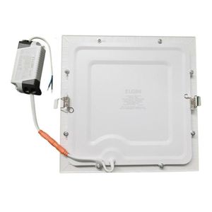 Luminária Smart Wi-fi Quadrada De Embutir Elgin - 22cm - 18w