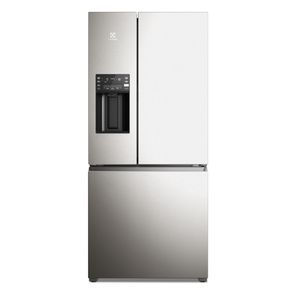 Geladeira Electrolux Frost Free Inverter 540L Dispenser Água e Gelo 3 Portas Inox Look IM8IS