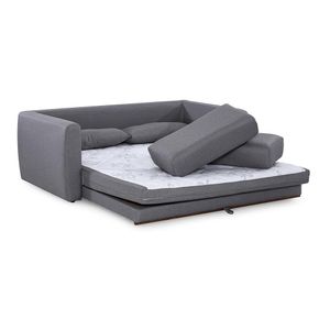 Sofá-Cama Casal 2 lugares Herval Cairo, Linho Cinza, 158 cm