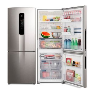 Geladeira Electrolux Frost Free Inverter 490L Inverse Inox Look IB7S - Inox