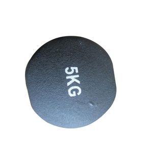 Kit 2 Halteres em Ferro Fundido Revestido com Neoprene Pelegrin  PEL-05DB 5kg - Preto