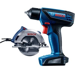 Furadeira Parafusadeira Bosch GSR 1000 Smart e Serra Circular 220 Volts
