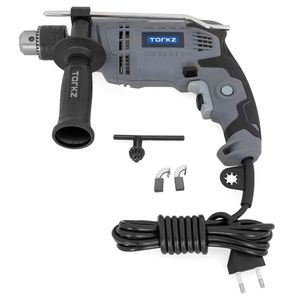 Furadeira de Impacto Profissional Torkz TRE0001 e Kit de Brocas Torkz 10 Peças