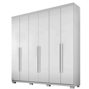 Guarda Roupa Moscou 6 Portas Branco - Benetil