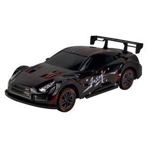 Carrinho De Controle Remoto Esportivo Futuro Kids FU19436 Carro Brinquedo Infantil Sem Fio Pilha Preto