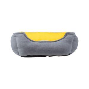 Cama Retangular M Azul e Amarela