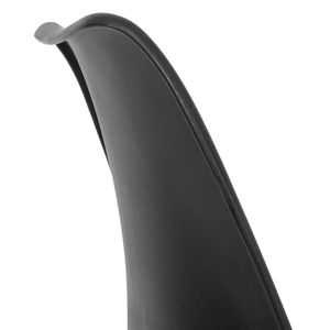 cadeira Leda  Charles Eames, Saarinen Wood com almofada Preta