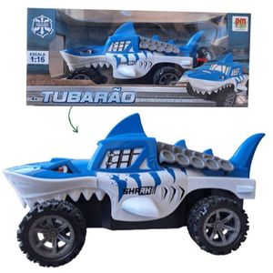 Carrinho De Controle Remoto Tubarão - Dm Toys 6657