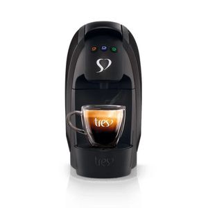 Compre Cafeteira Espresso Tres 3 Corações Luna Preta e Ganhe 3 unidades de Cafés em Cápsula 3 Corações Tradicional 75g