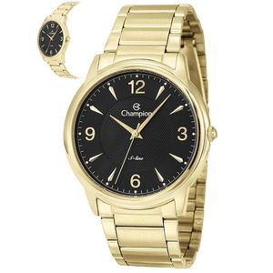 Relógio Champion Masculino Ref: Cn21078u Slim Dourado