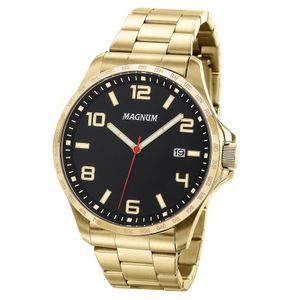 Relógio Magnum Masculino Ref: Ma34450d Casual Dourado