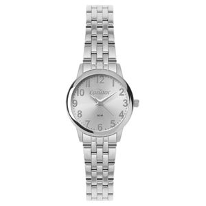 Relógio Condor Feminino Ref: Co2035nou/4k Casual Prateado
