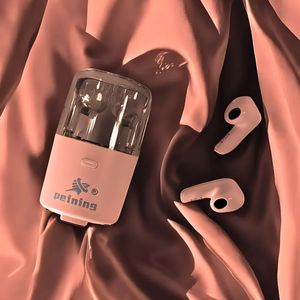 Fone de Ouvido e Caixa de Som Bluetooth Sem Fio Rosa