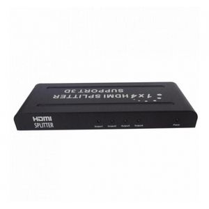 Splitter Distribuidor Hdmi 1x4 Divisor Full Hd 1.4 3d 1080p