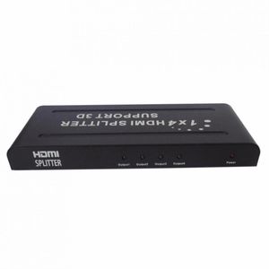 Splitter Distribuidor Hdmi 1x4 Divisor Full Hd 1.4 3d 1080p