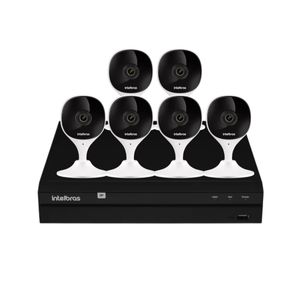 Kit 6 Câmeras Intelbras Imx-c Full Hd Nvd  1408 Intelbras Sem Hd