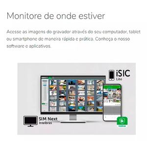 Kit 6 Câmeras Intelbras VHD 3220 B Full Color com Áudio  DVR Mhdx 1108-c Com SSD 512gb