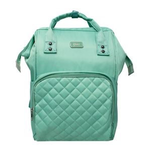 Mochila Maternidade Em Poliéster E Matelassê Yins Verde