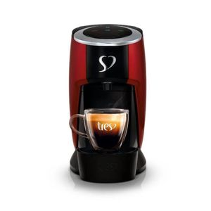 Compre Cafeteira Espresso Tres 3 Corações Touch Vermelha e Ganhe 3 unidades de Cafés em Cápsula 3 Corações Tradicional 75g