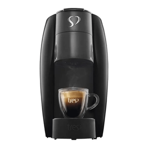 Compre Cafeteira Espresso Tres 3 Corações LOV Preta e Ganhe 3 unidades de Cafés em Cápsula 3 Corações Tradicional 75g